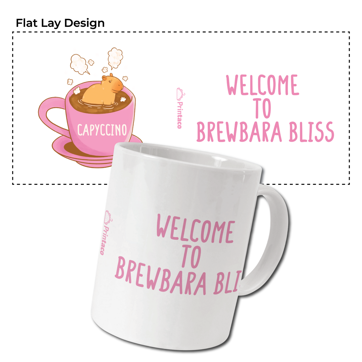 11oz Ceramic Mug: Capyccino