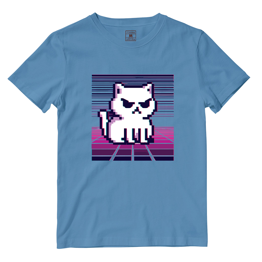 Cotton Shirt: Cat Digital