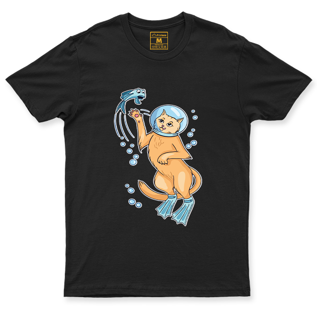Drifit Shirt: Cat Diver