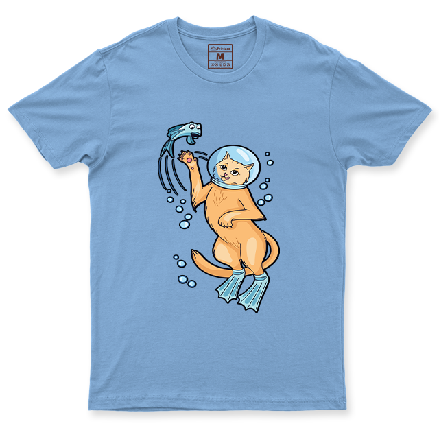 Drifit Shirt: Cat Diver