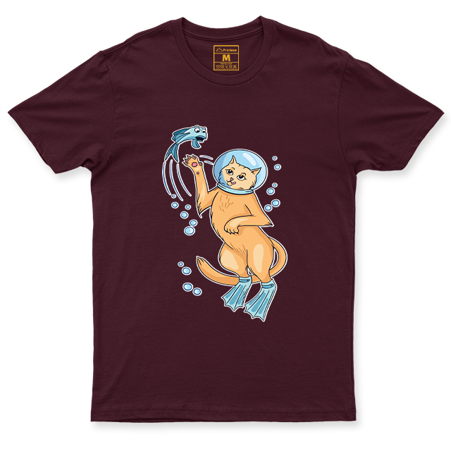 Drifit Shirt: Cat Diver