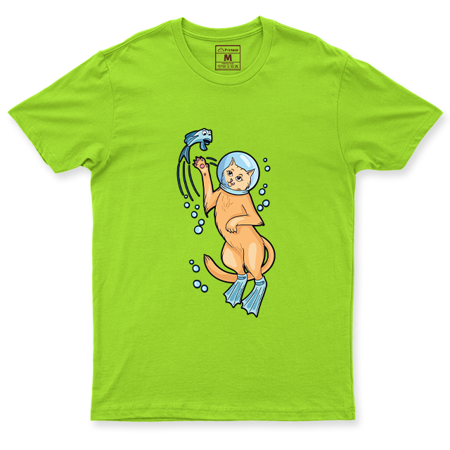Drifit Shirt: Cat Diver
