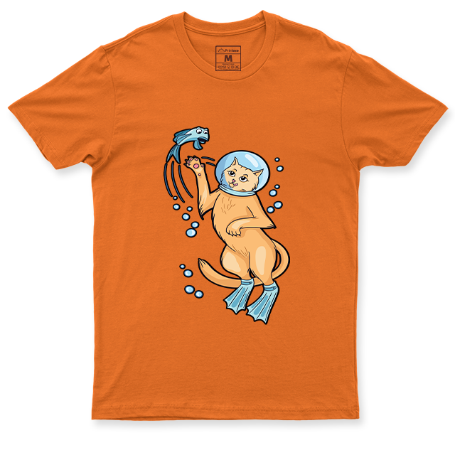 Drifit Shirt: Cat Diver