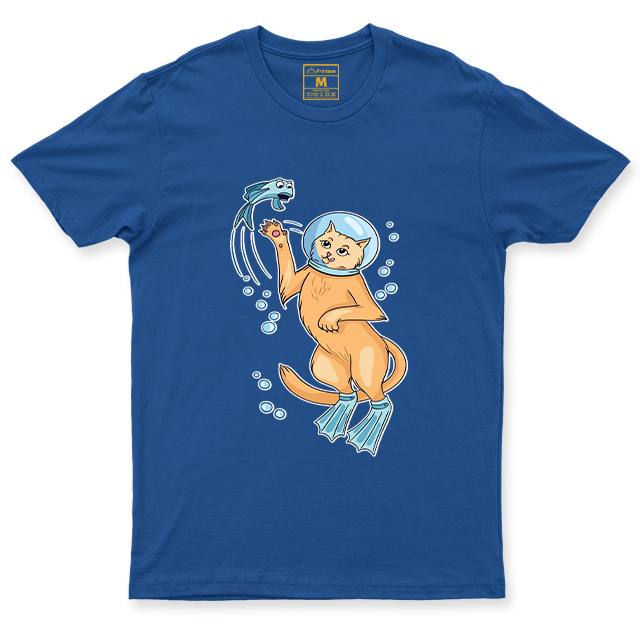 Drifit Shirt: Cat Diver