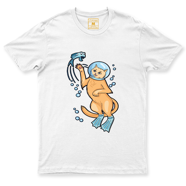 Drifit Shirt: Cat Diver