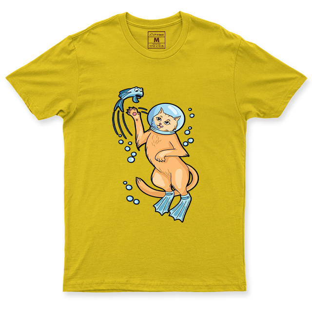 Drifit Shirt: Cat Diver