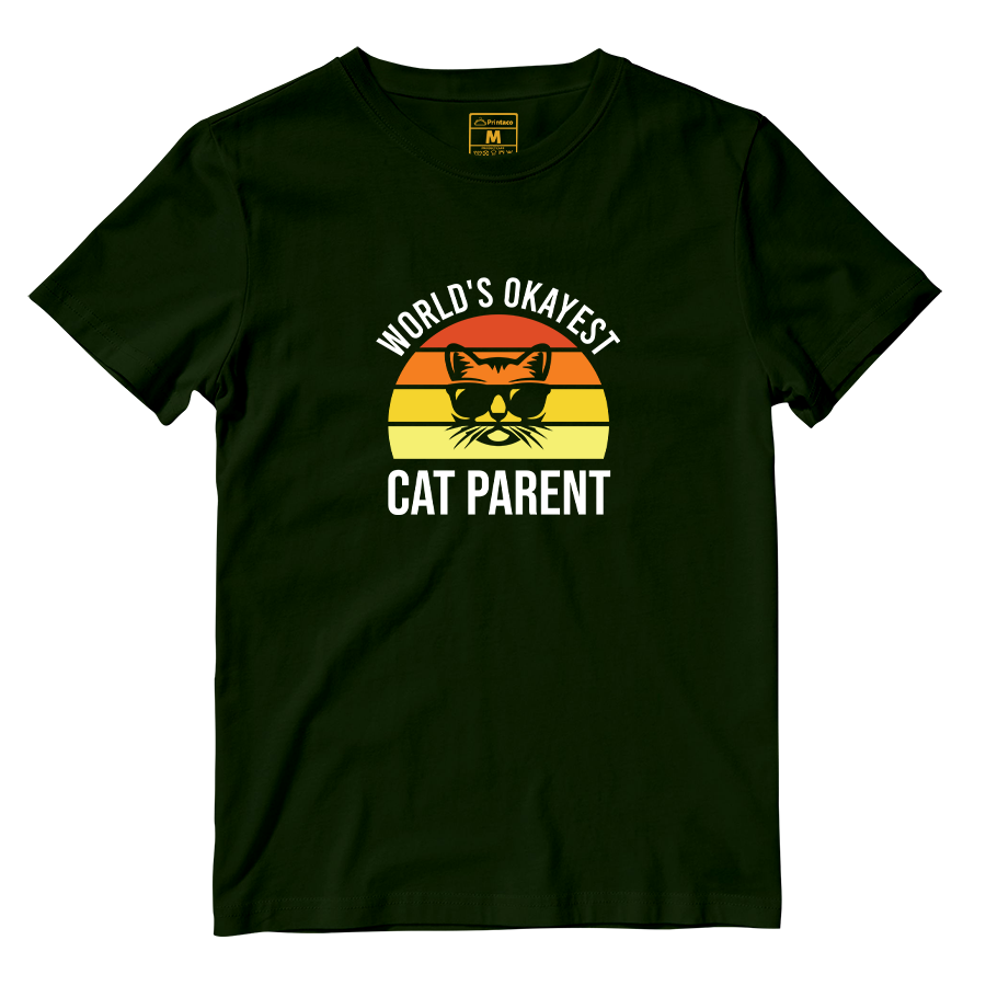 Cotton Shirt: Cat Parent