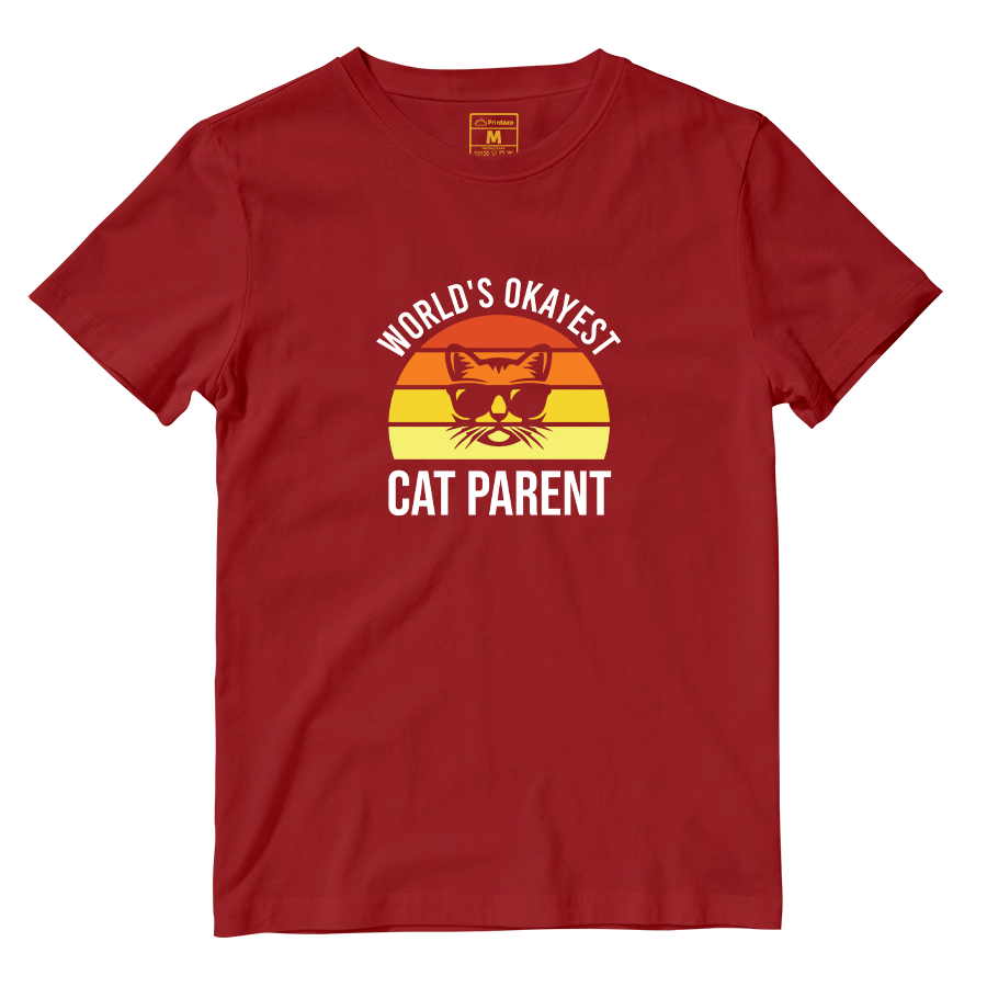 Cotton Shirt: Cat Parent