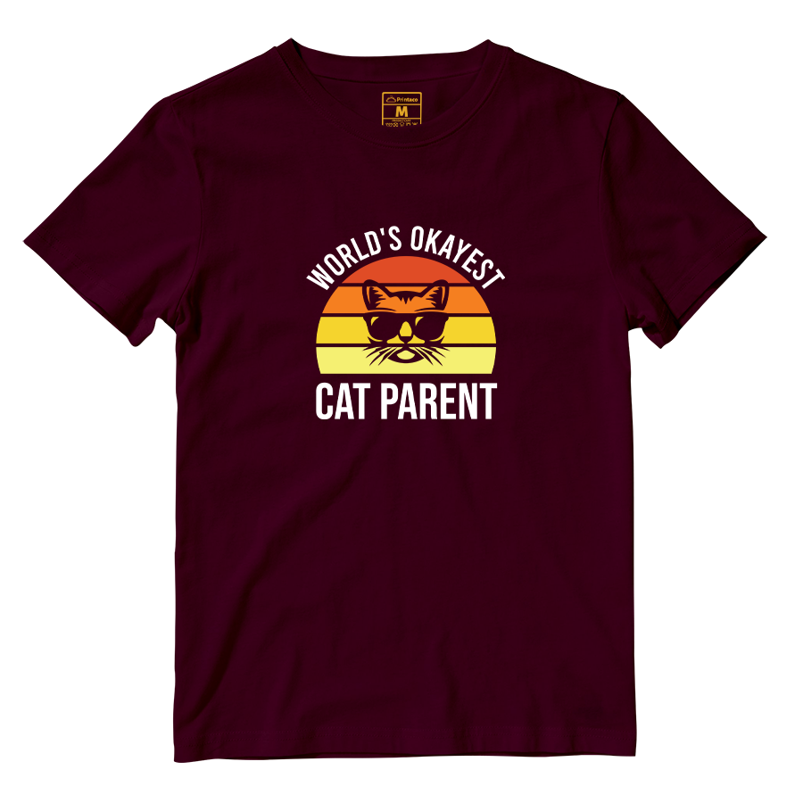 Cotton Shirt: Cat Parent