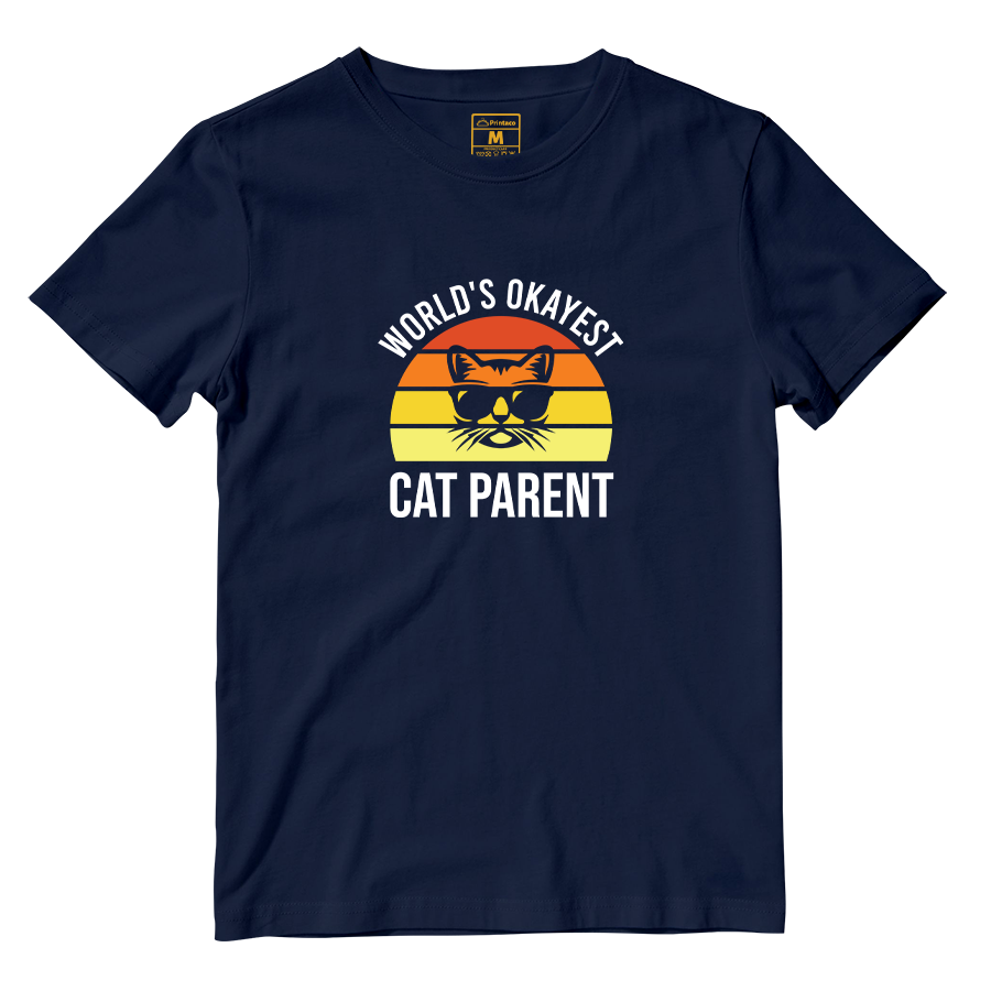 Cotton Shirt: Cat Parent