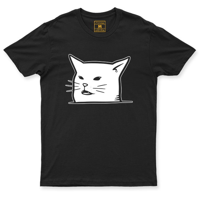 C. Spandex Shirt: Cat Peeking