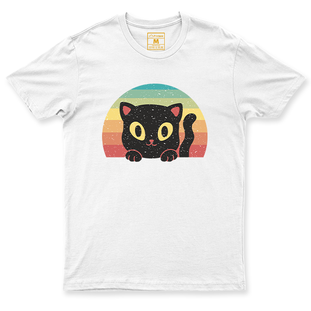 C. Spandex Shirt: Cat Sunset