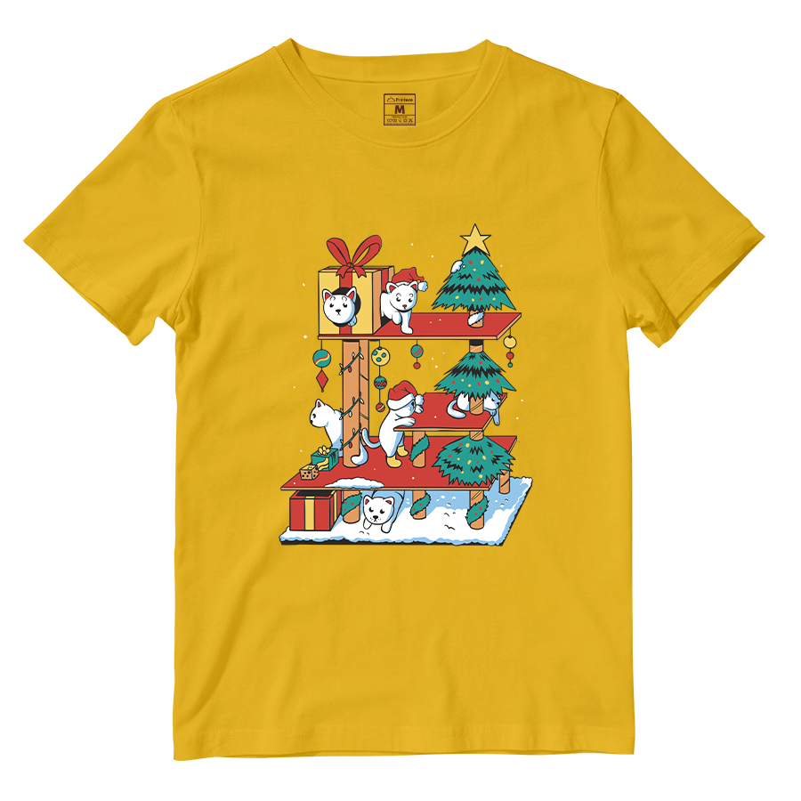 Cotton Shirt: Cat Tree