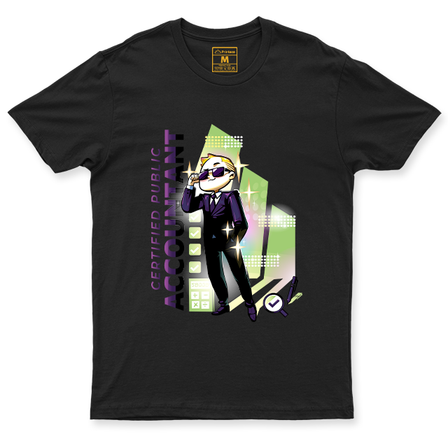 C.Spandex Shirt: Cool Accountant Male