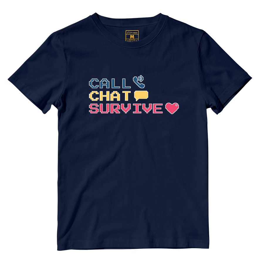 Cotton Shirt: Chat Call Survive