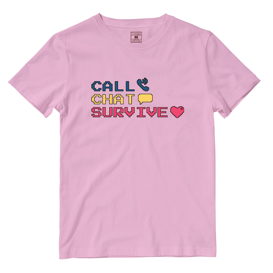 Cotton Shirt: Chat Call Survive