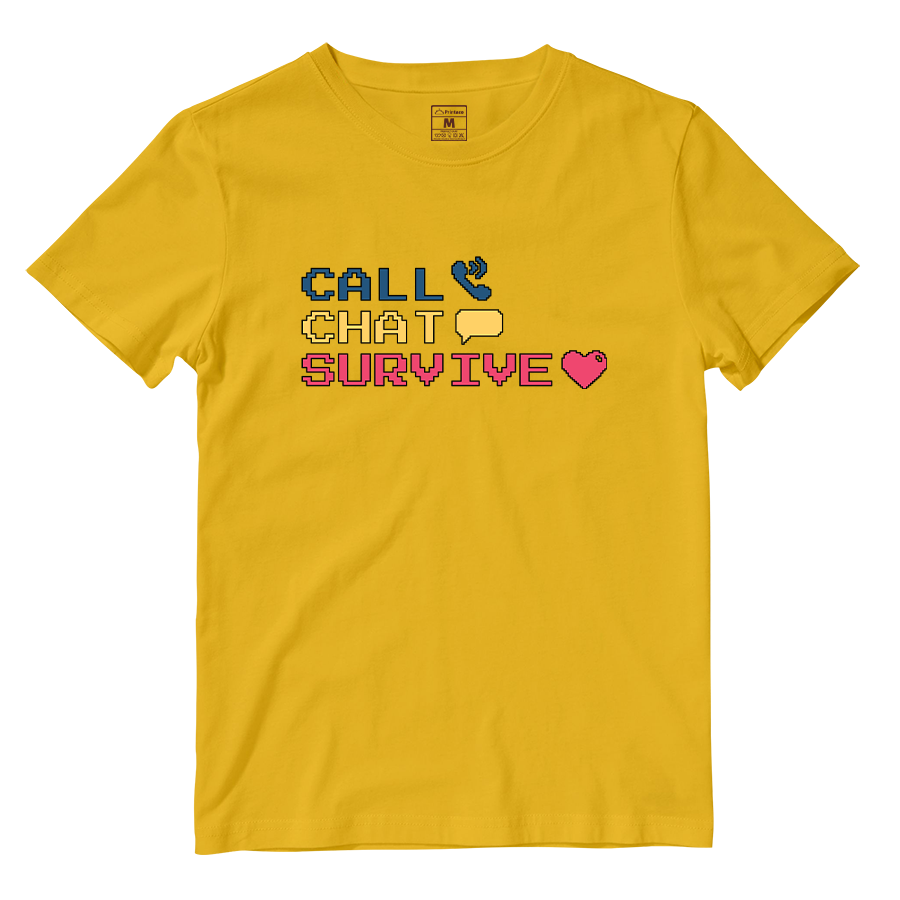 Cotton Shirt: Chat Call Survive