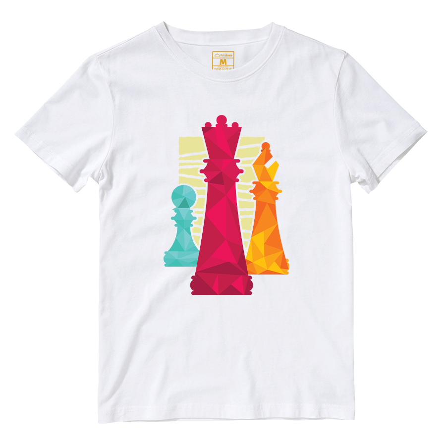 Cotton Shirt: Chess Cubisim