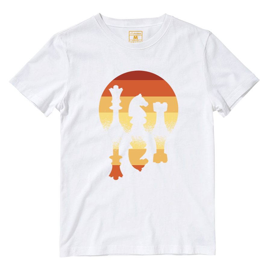 Cotton Shirt: Chess Vintage