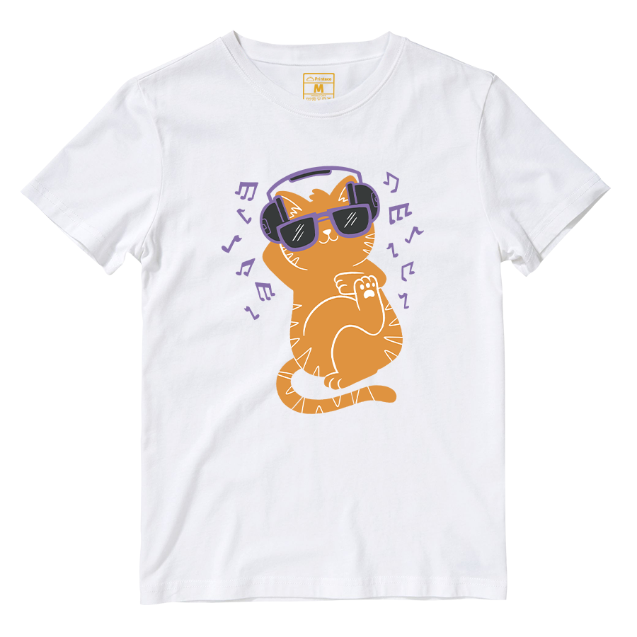 Cotton Shirt: Chilling Cat