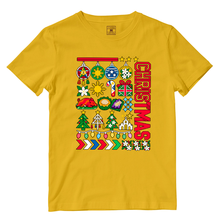 Cotton Shirt: Christmas Ornaments