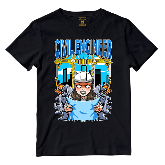 Cotton Shirt: Civil Engineer Female