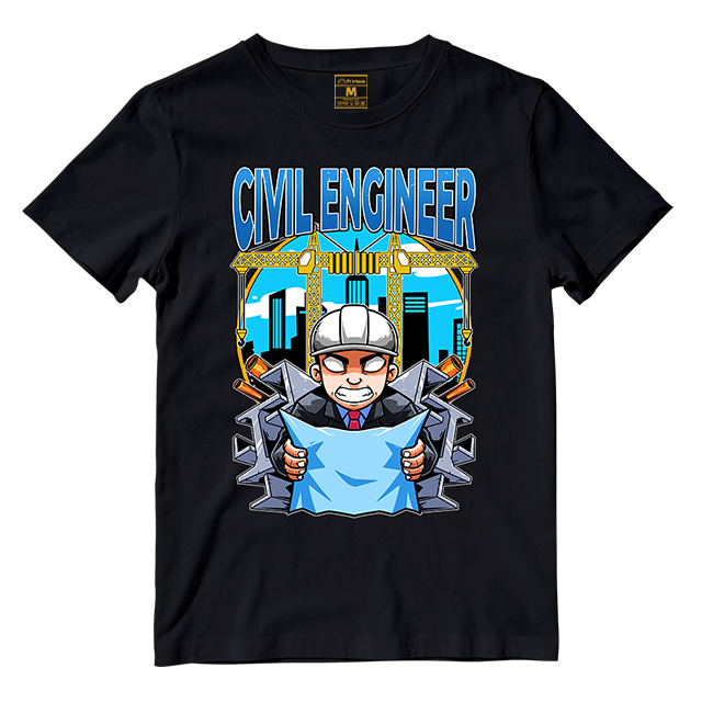 Cotton Shirt: Civil Engineer Male