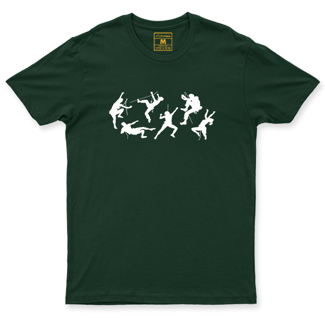 Drifit Shirt: Climbing Silhouettes