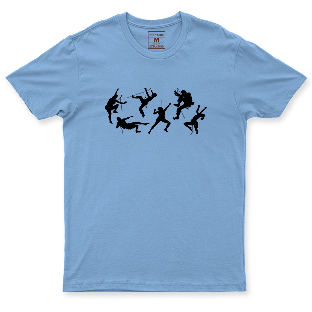 Drifit Shirt: Climbing Silhouettes