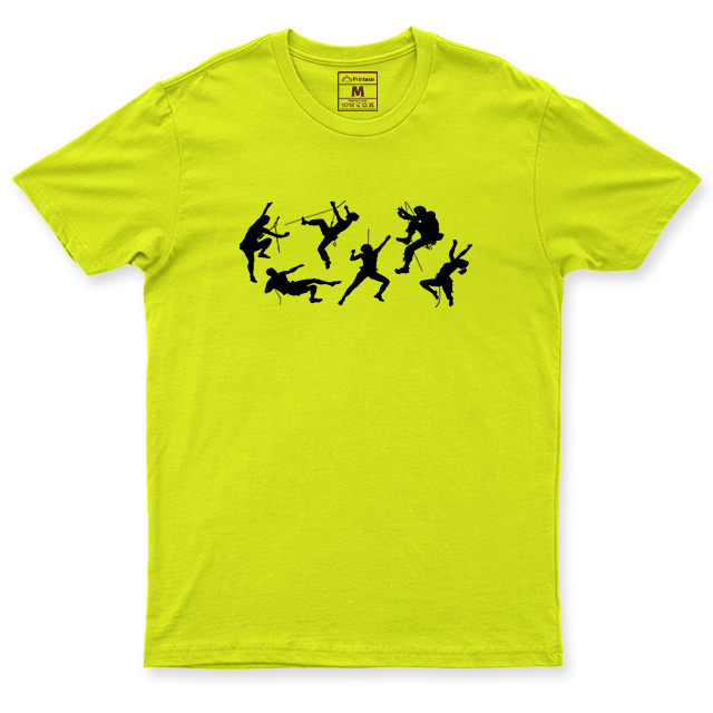 Drifit Shirt: Climbing Silhouettes