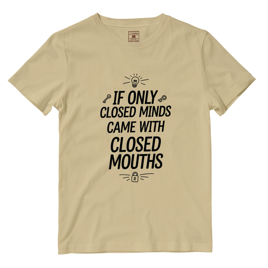 Cotton Shirt: Closed Mouths