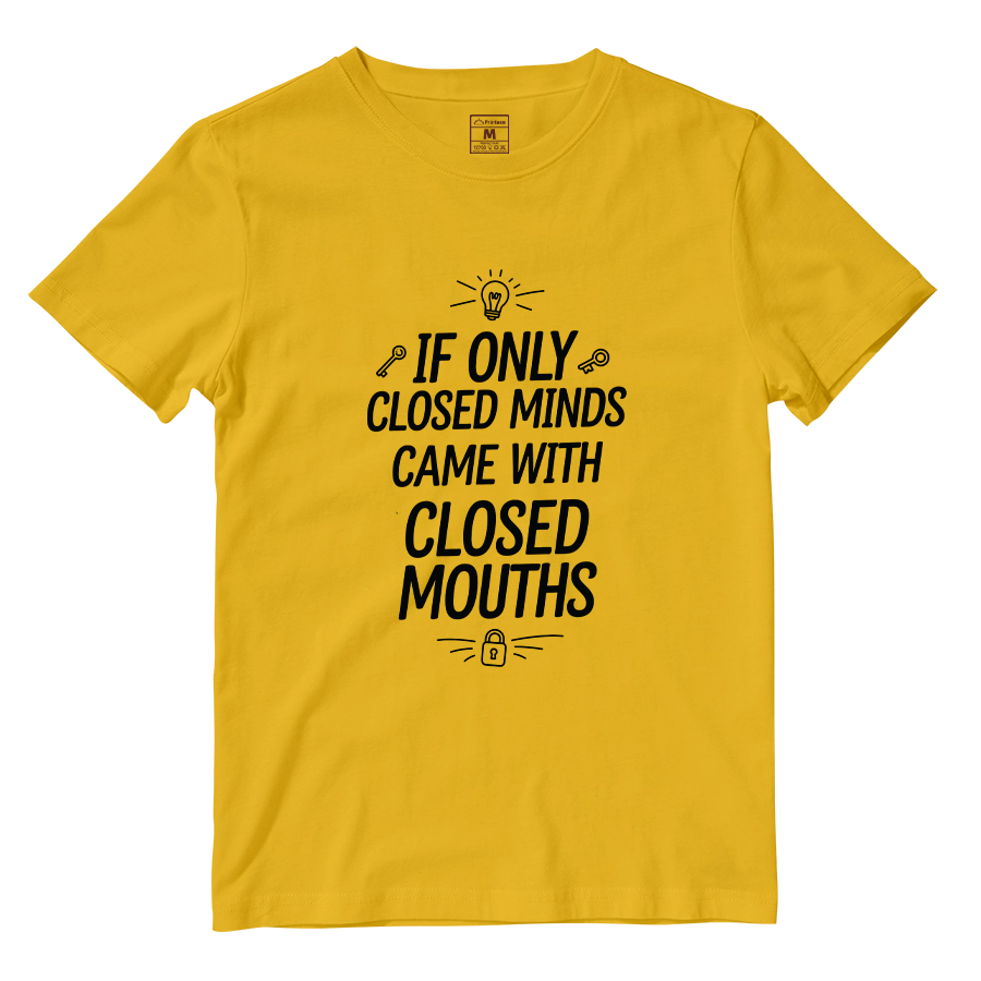 Cotton Shirt: Closed Mouths