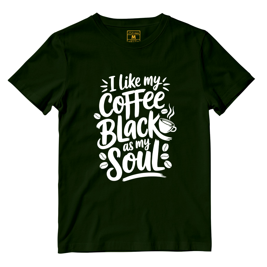Cotton Shirt: Coffee Black