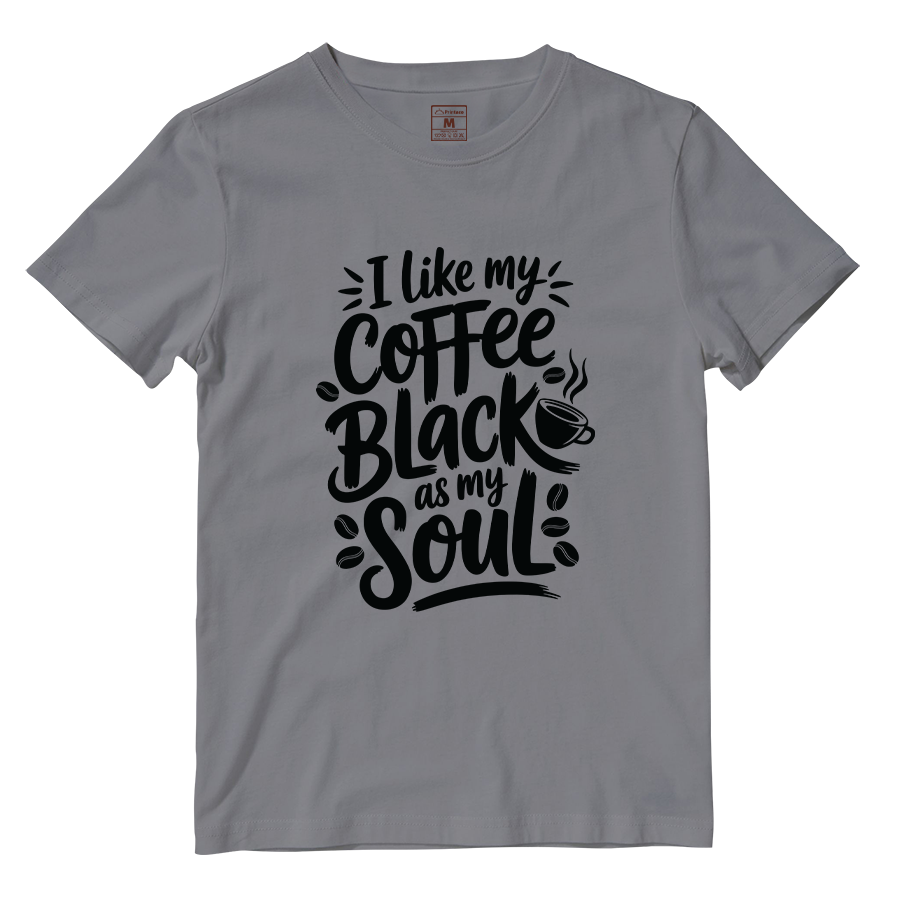 Cotton Shirt: Coffee Black