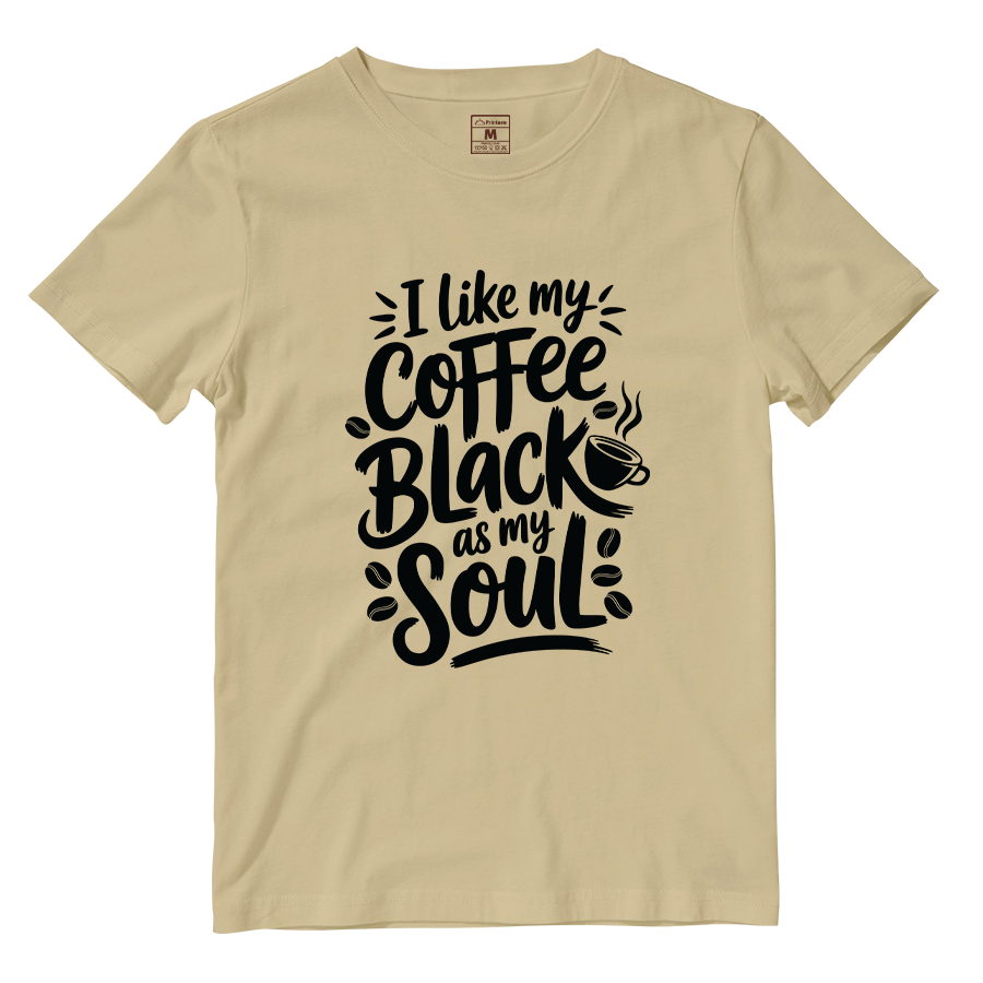 Cotton Shirt: Coffee Black