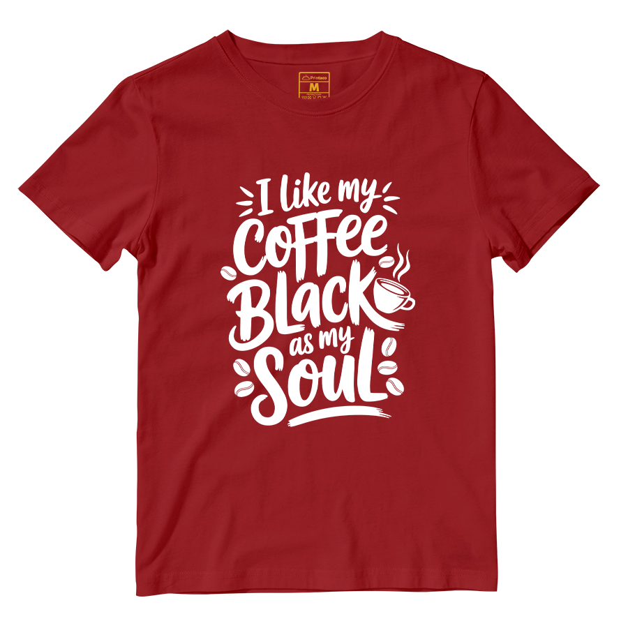 Cotton Shirt: Coffee Black