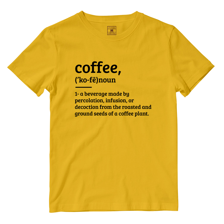 Cotton Shirt: Coffee Definition