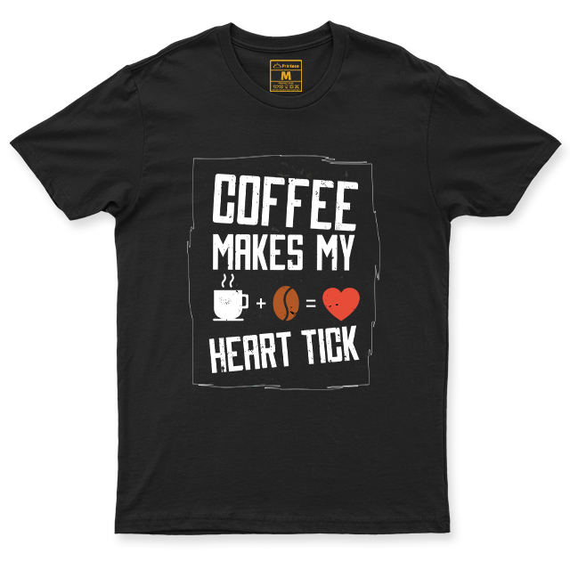 C.Spandex Shirt: Coffee Heart Tick