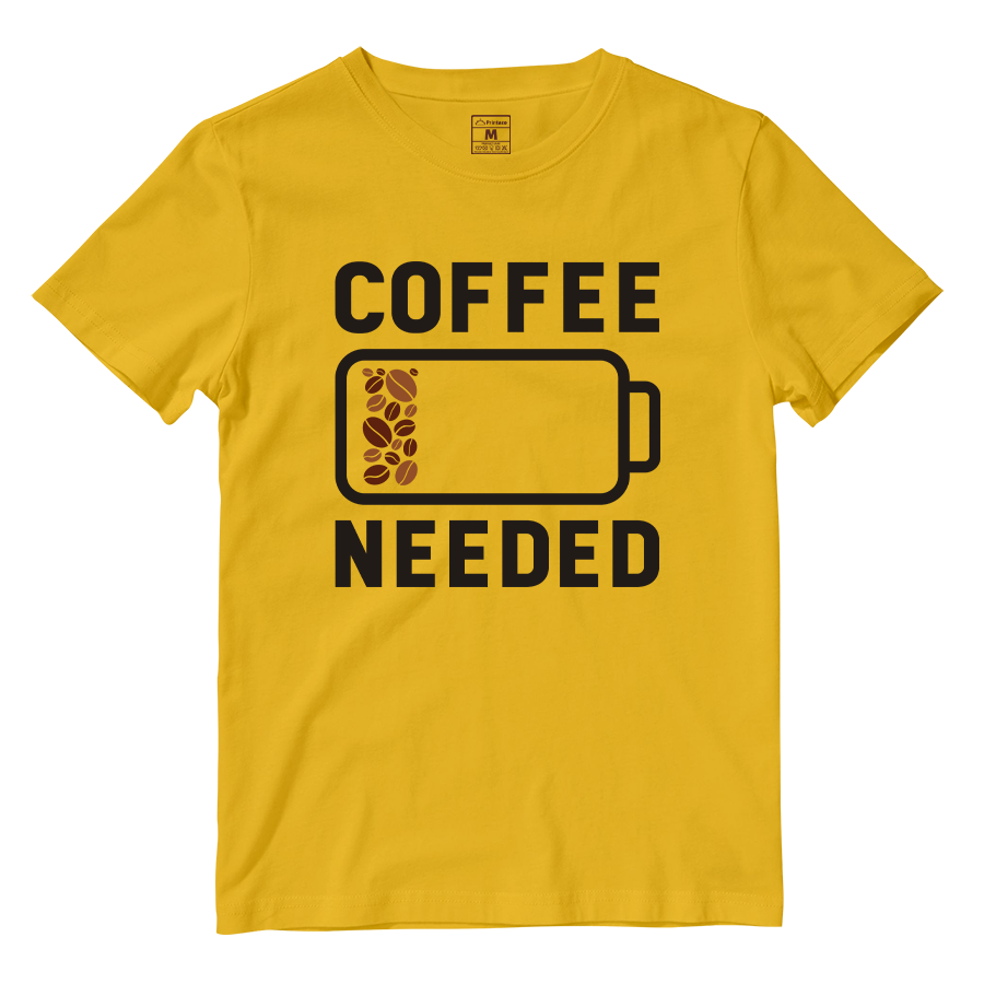 Cotton Shirt: Coffee Needed