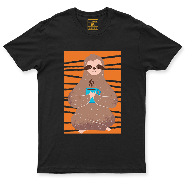 C.Spandex Shirt: Coffee Sloth