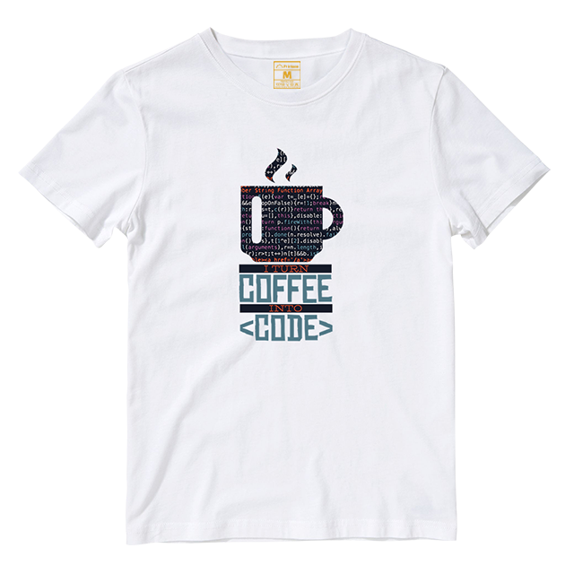 Cotton Shirt: Coffee Into Code