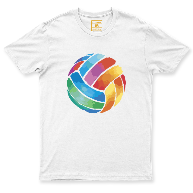 Drifit Shirt: Colorful Volleyball