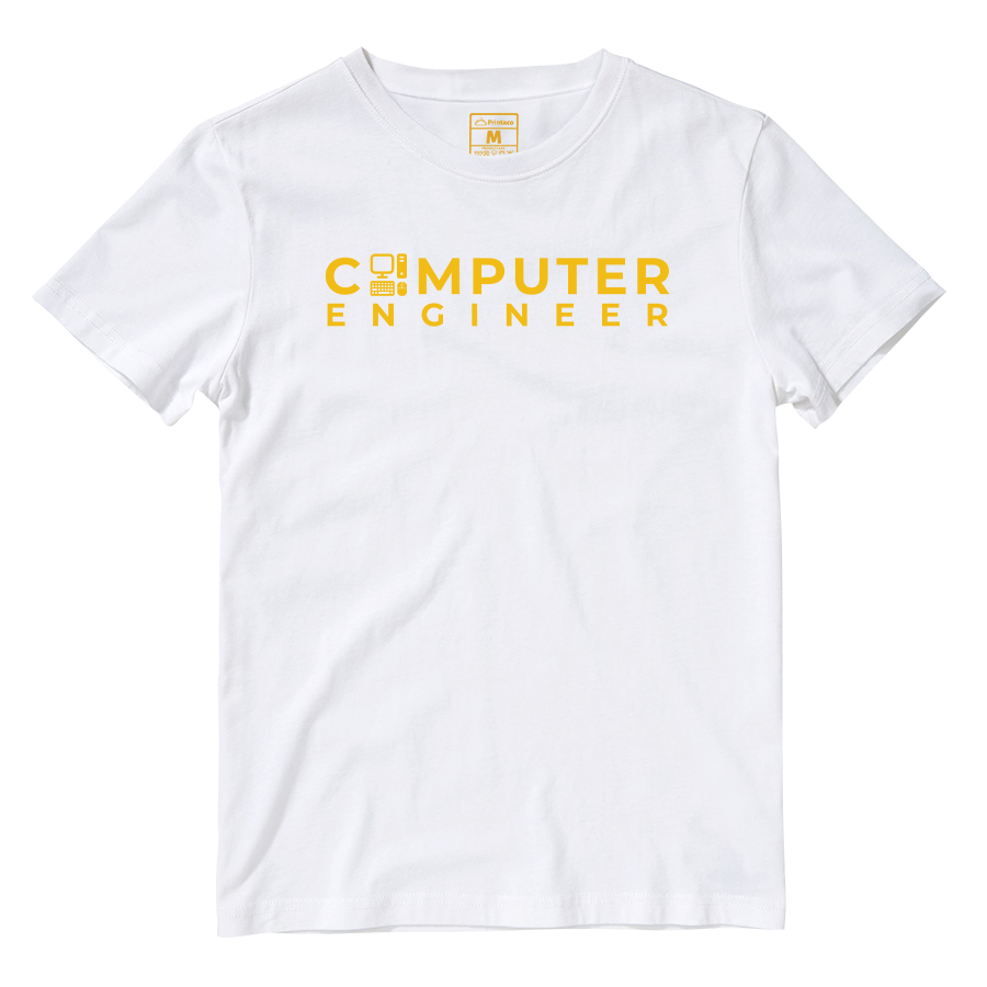 Cotton Shirt: Computer Engineer Yellow