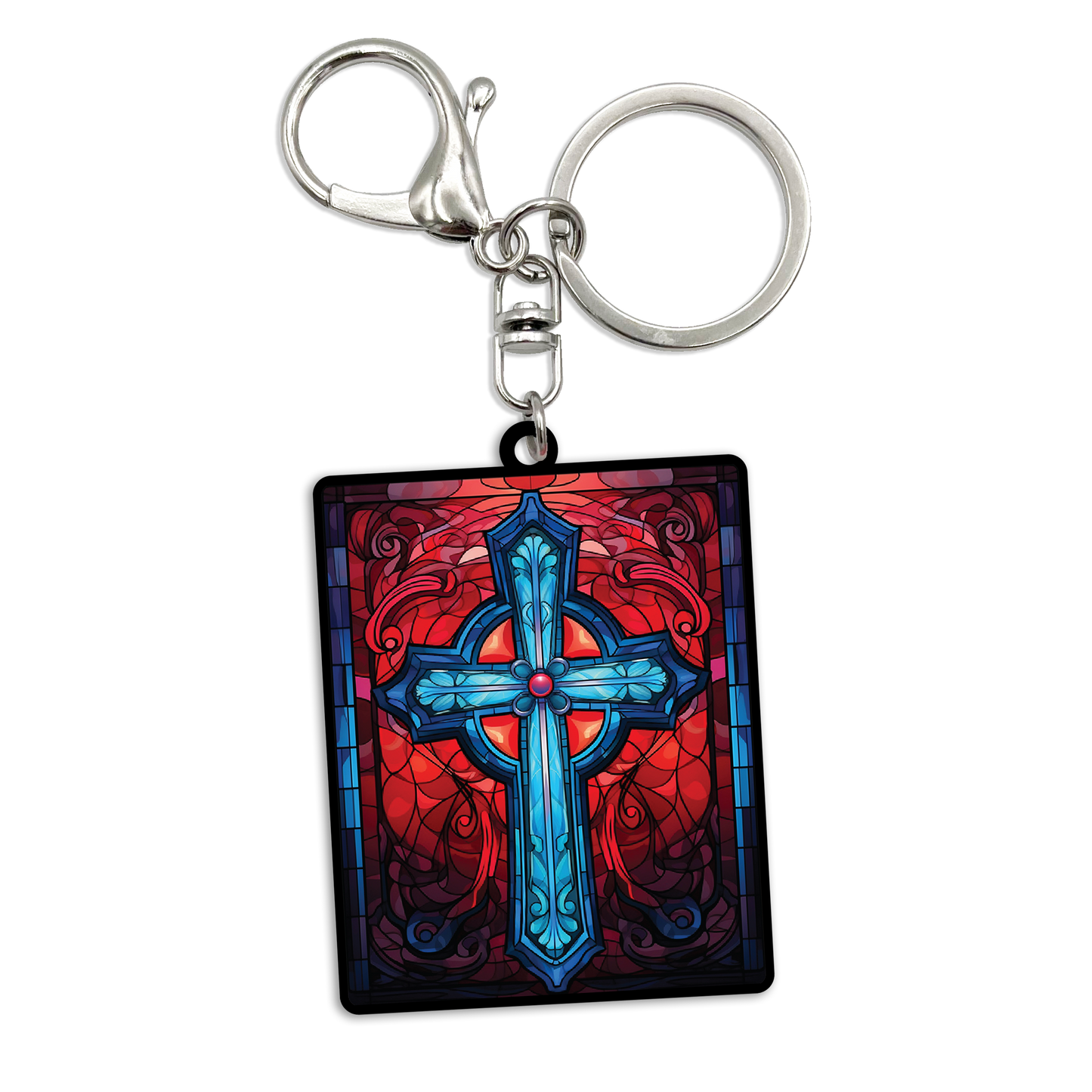 Acrylic Bag Charm: Crimson