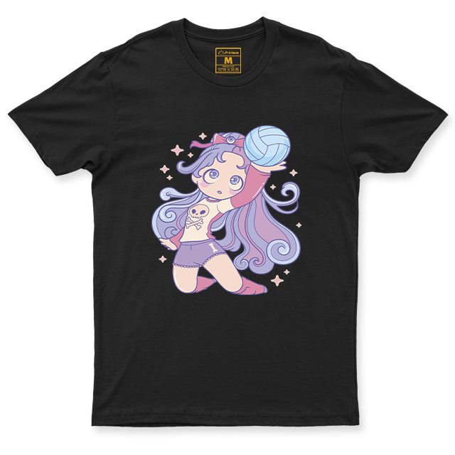 Drifit Shirt: Cute Girl Volleyball