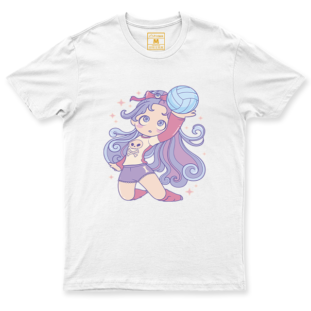 Drifit Shirt: Cute Girl Volleyball