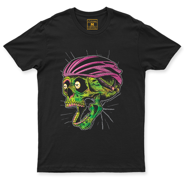 Drifit Shirt: Cyclist Skull