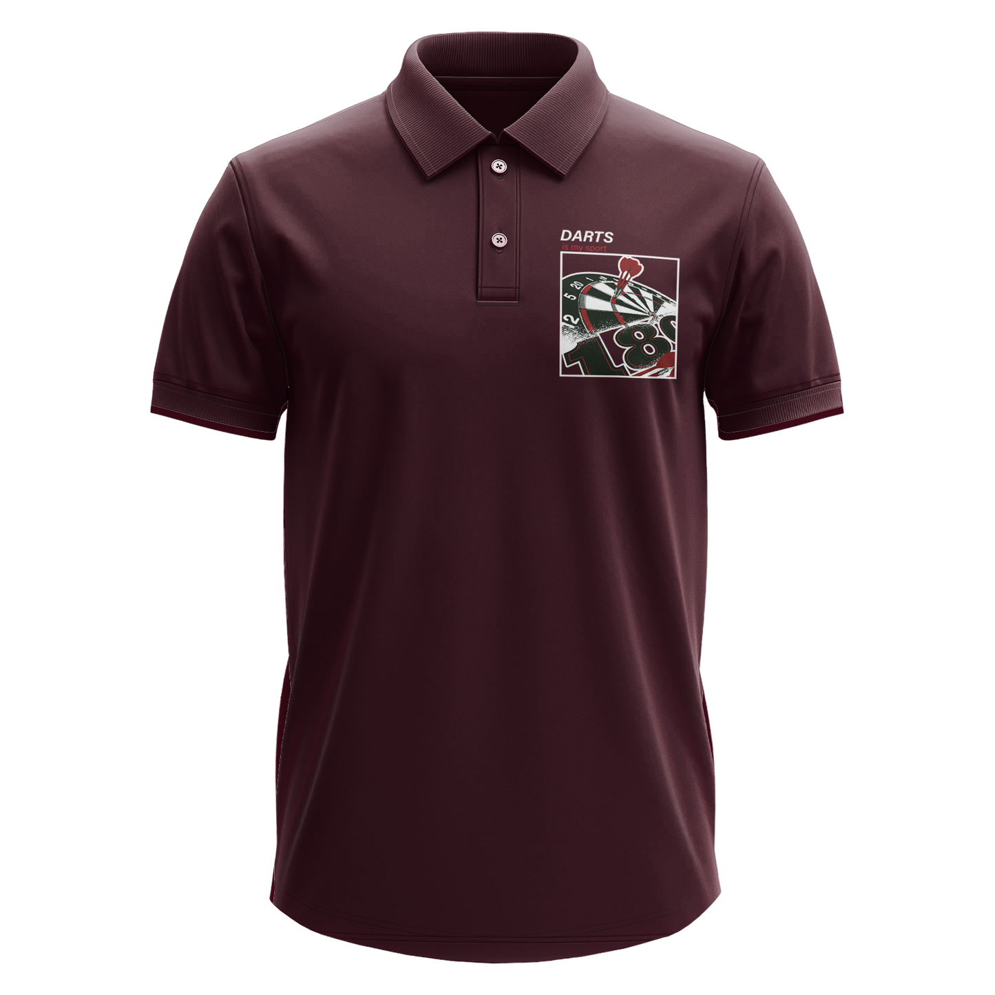 Drifit Polo Shirt: Darts Sport (Front Only)