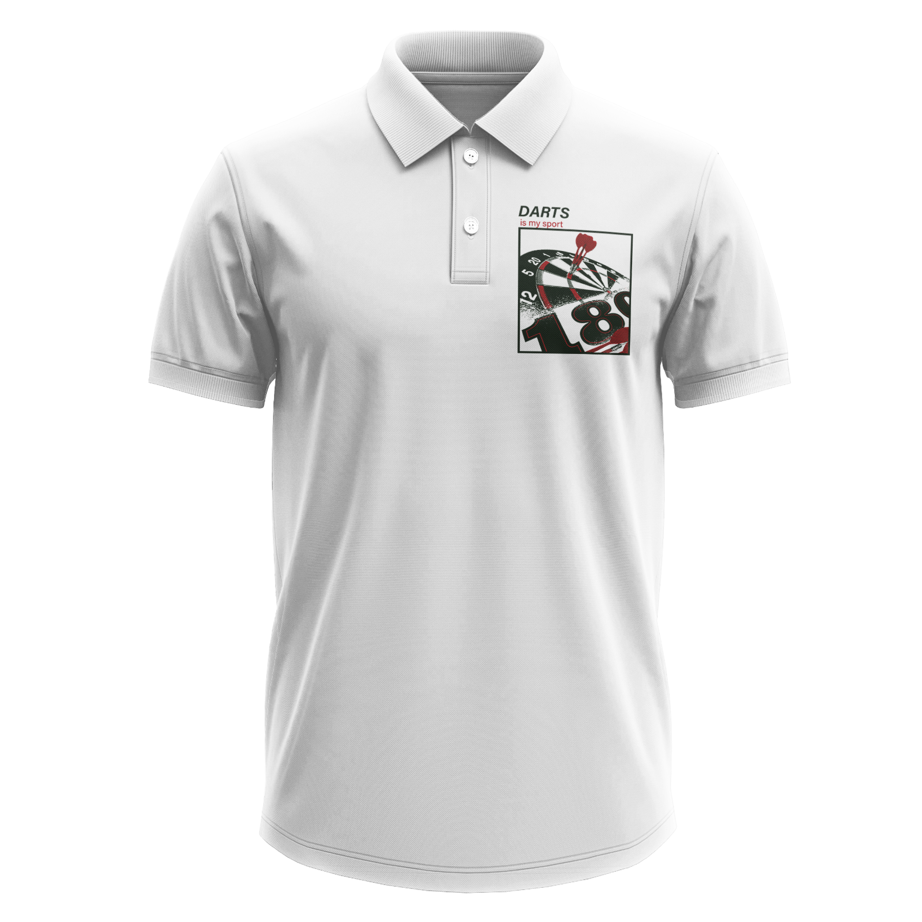 Drifit Polo Shirt: Darts Sport (Front Only) – Printaco