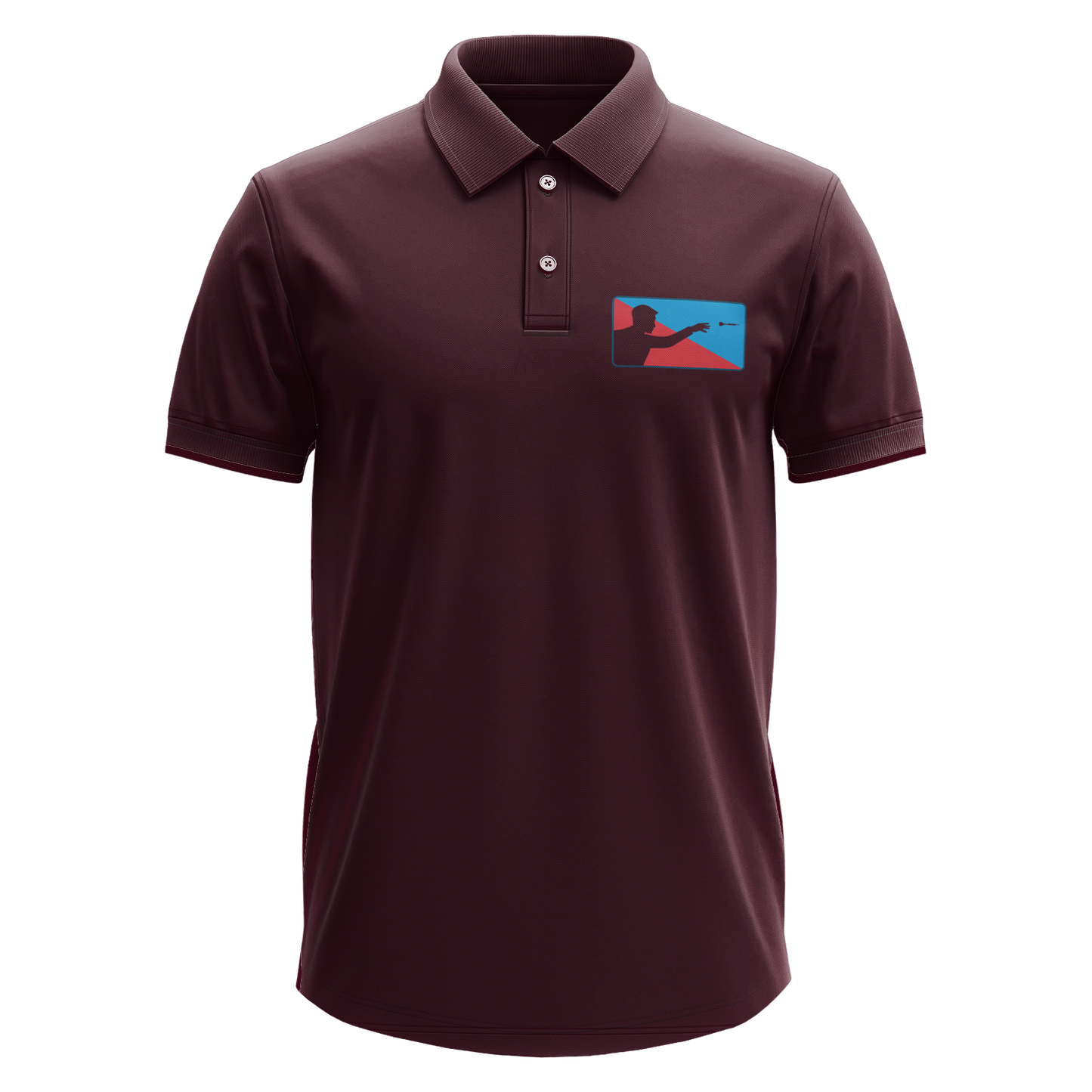 Drifit Polo Shirt: Darts Throwing (Front Only)
